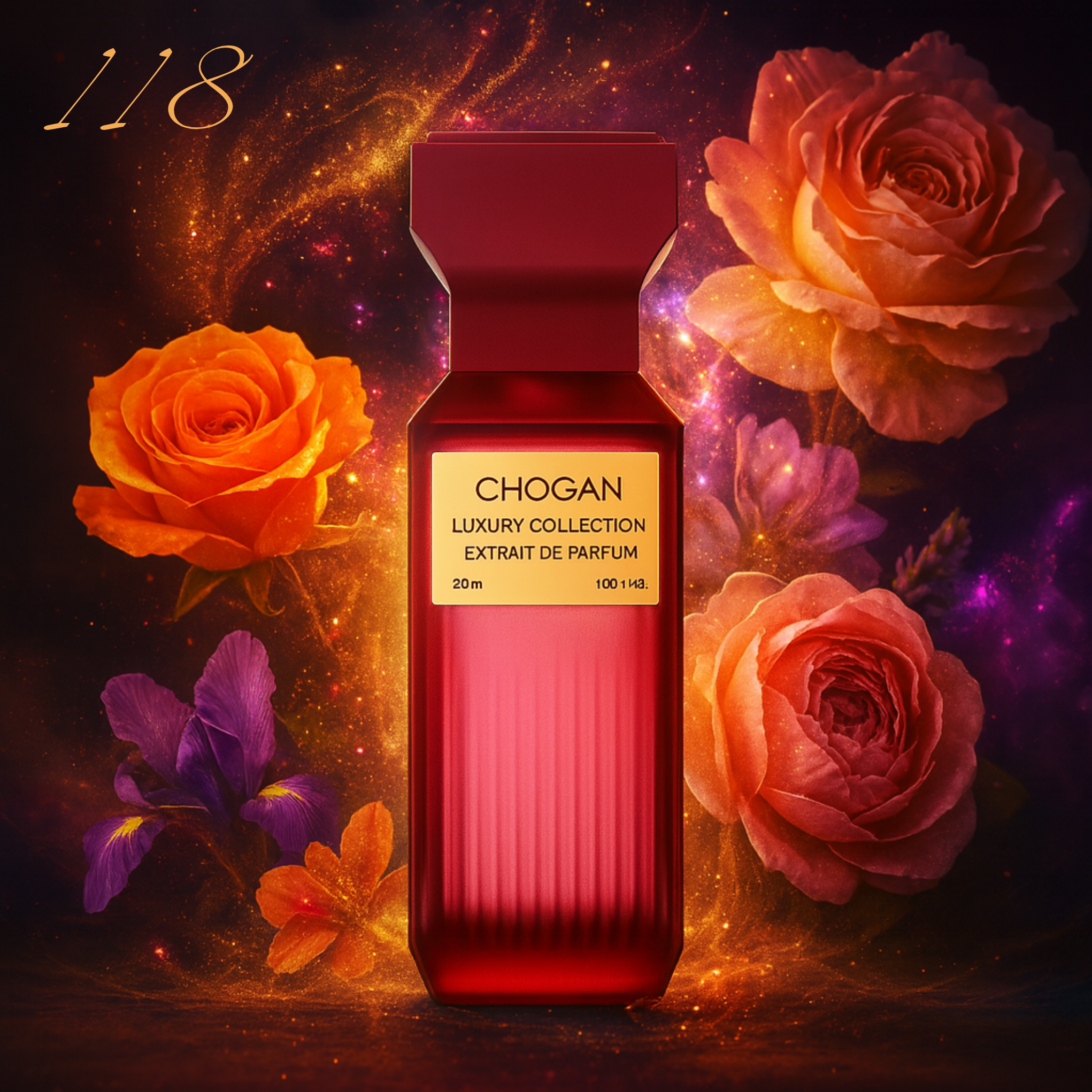 Chogan Luxury Unisexduft Nr. 118, 50 ml - Duftakzente