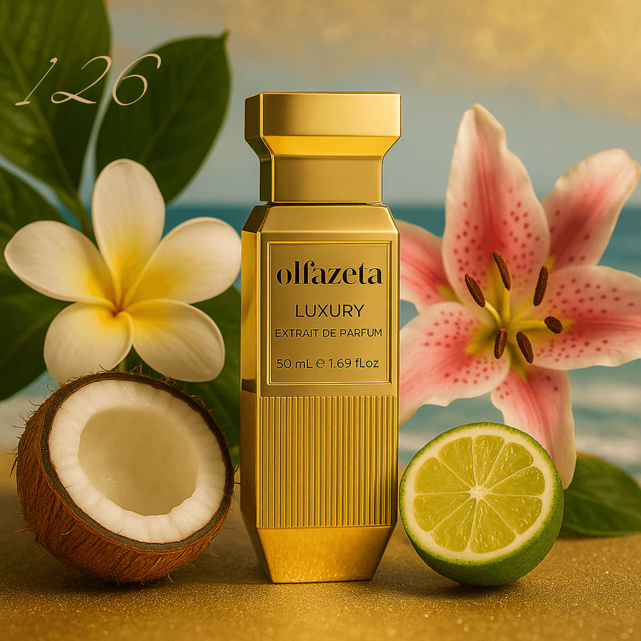 Chogan Luxury Unisexduft Nr. 126, 50 ml - Duftakzente