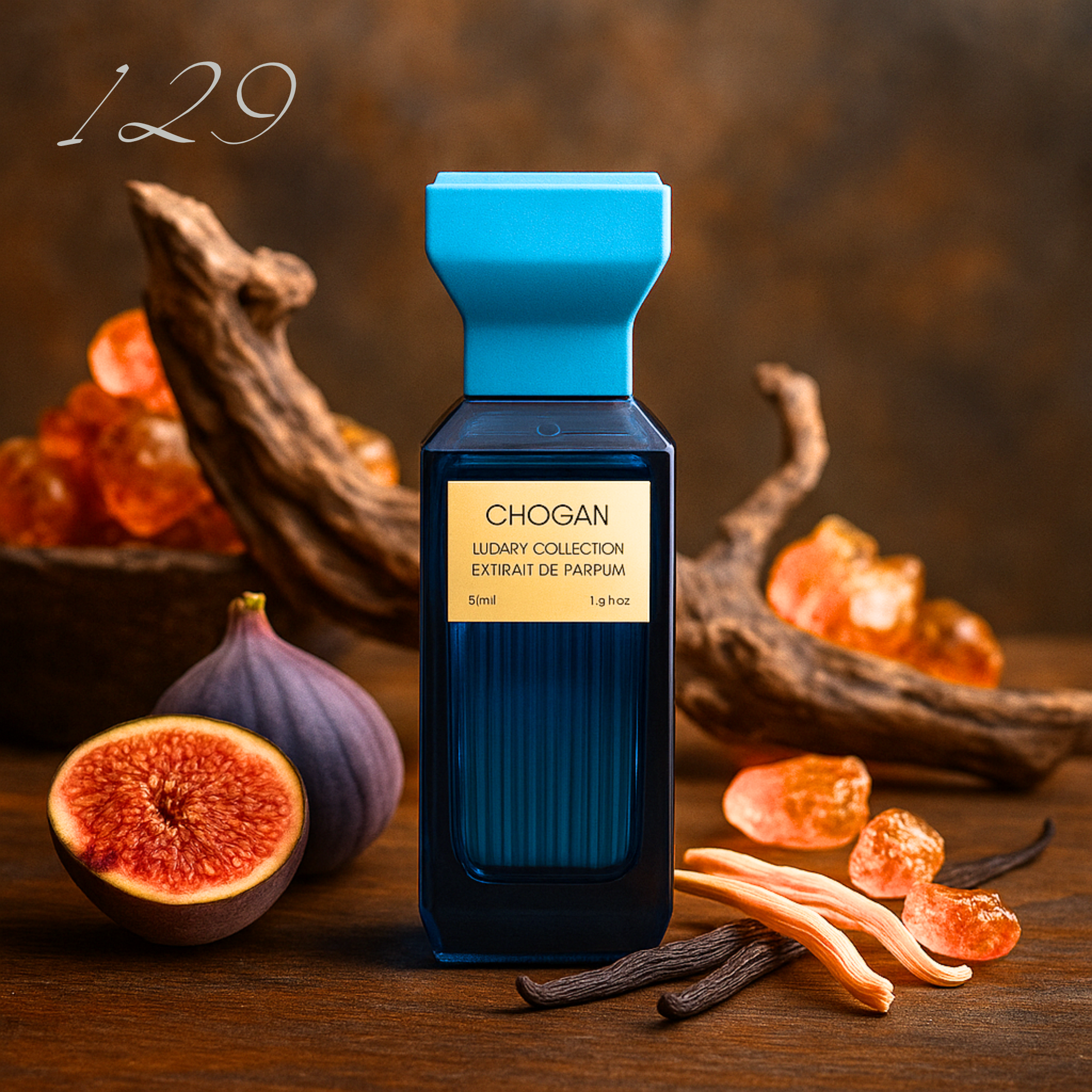 Chogan Luxury Unisexduft Nr. 129, 50 ml - Duftakzente