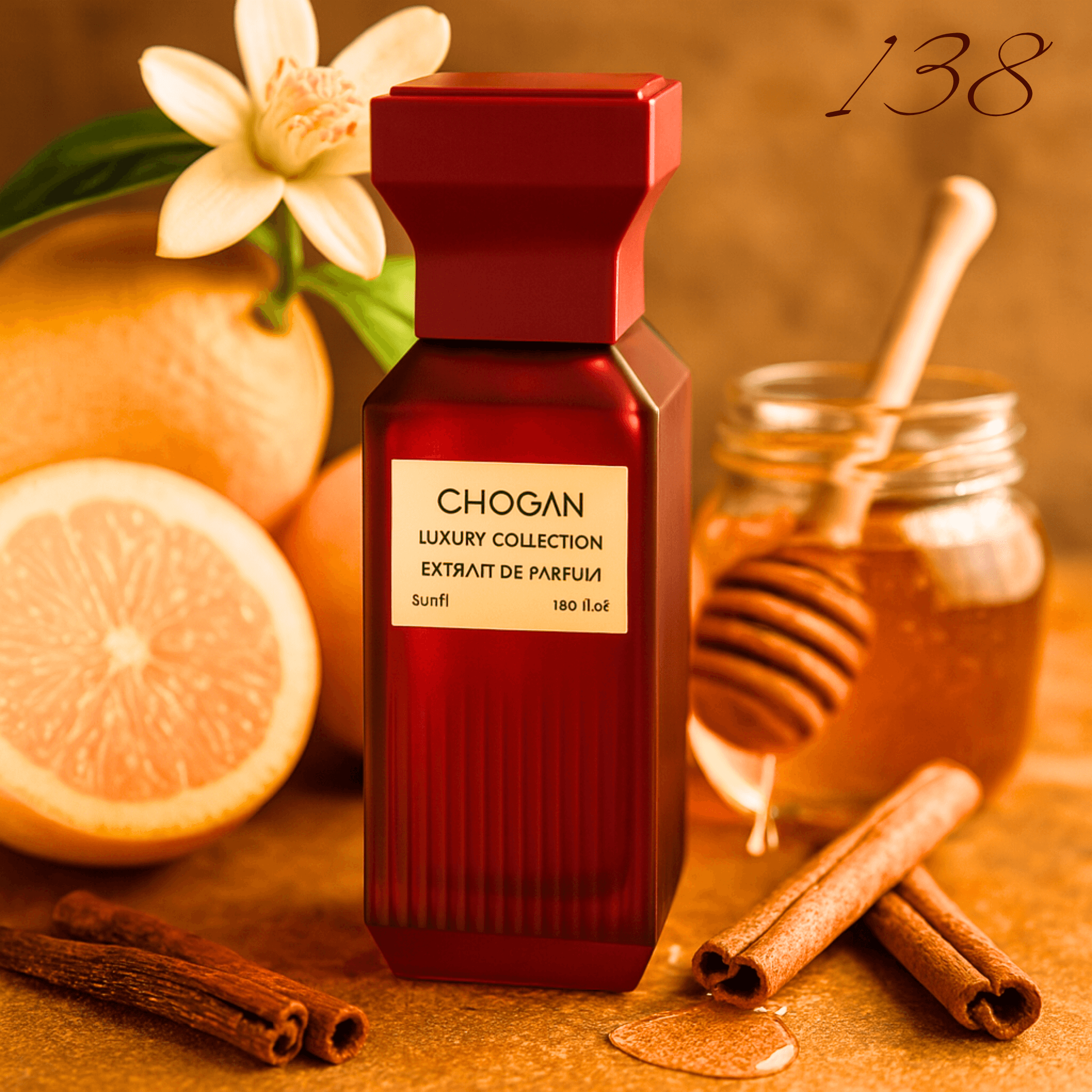 Chogan Luxury Unisexduft Nr. 138, 50 ml - Duftakzente