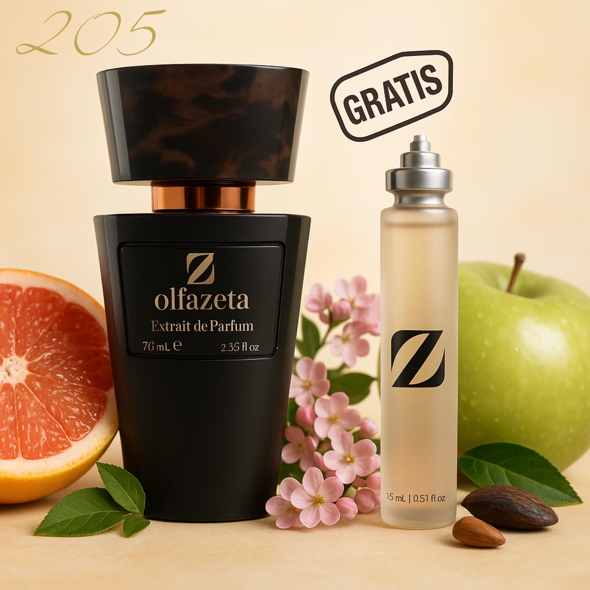 Chogan Herrenduft Nr. 205, 70ml - Duftakzente