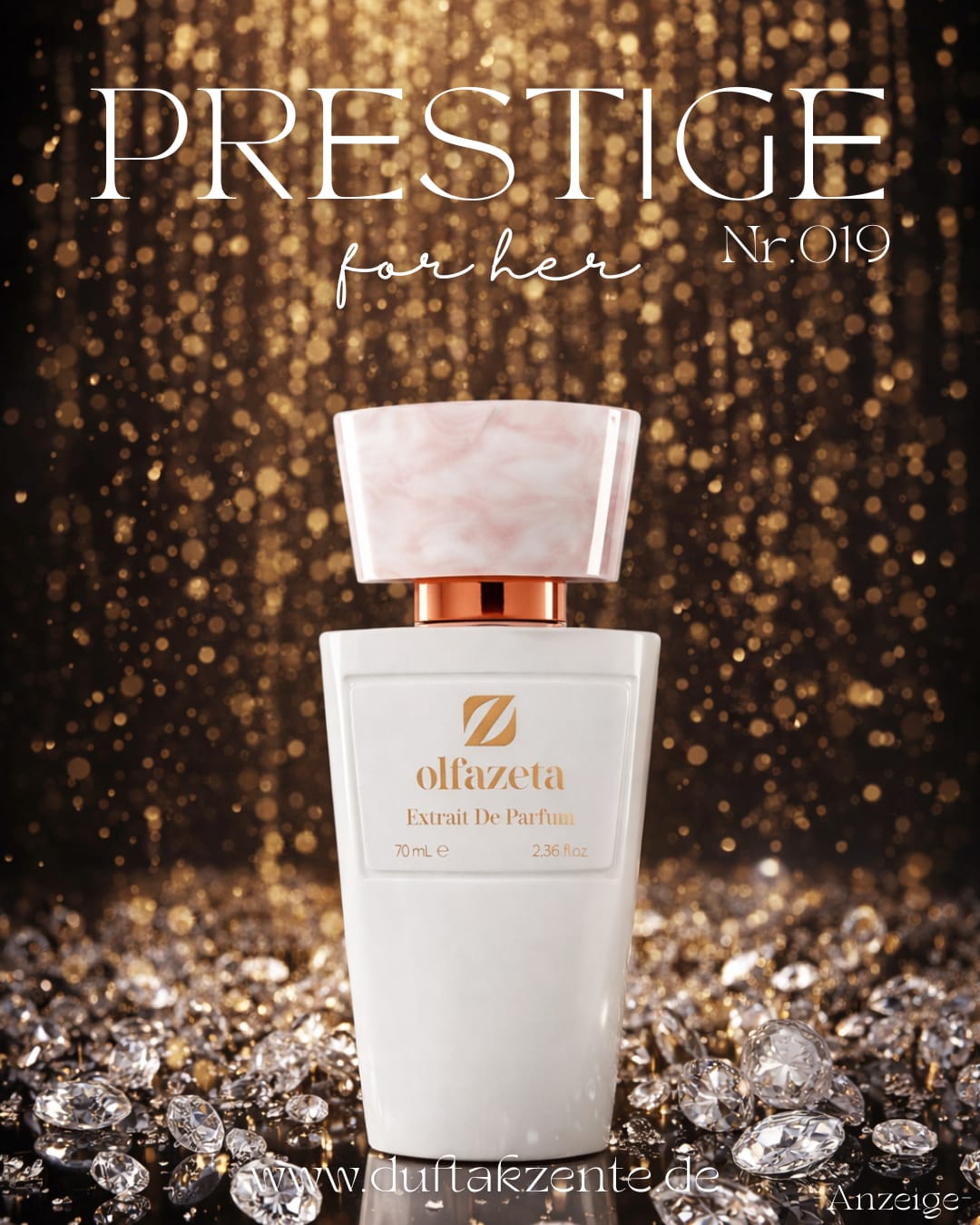 Nr. 019, Prestige for Her - Chogan Damenduft 70ml-30ml-15ml