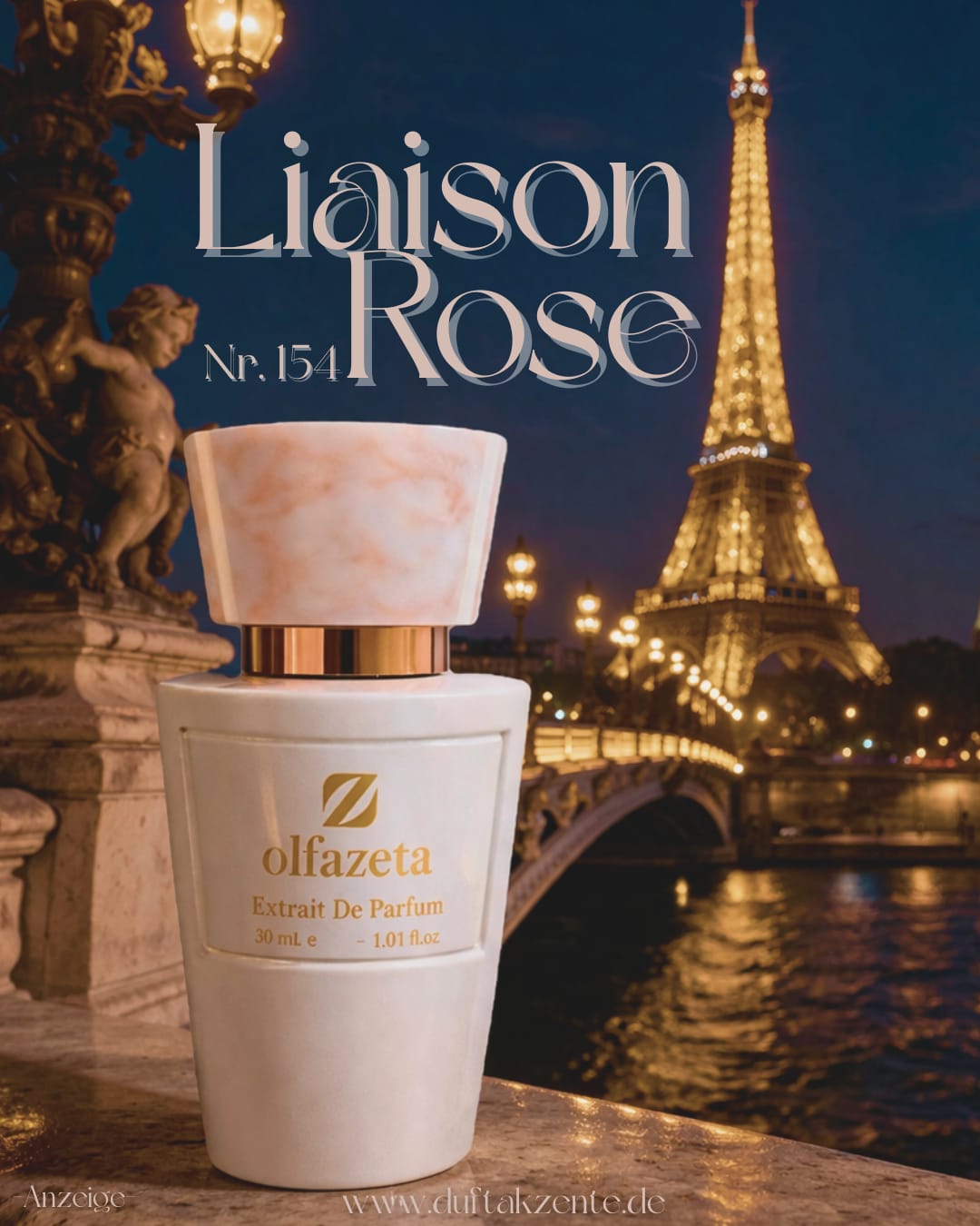 Nr. 154,Liaison Rose - Chogan Damenduft 70ml-30ml-15ml