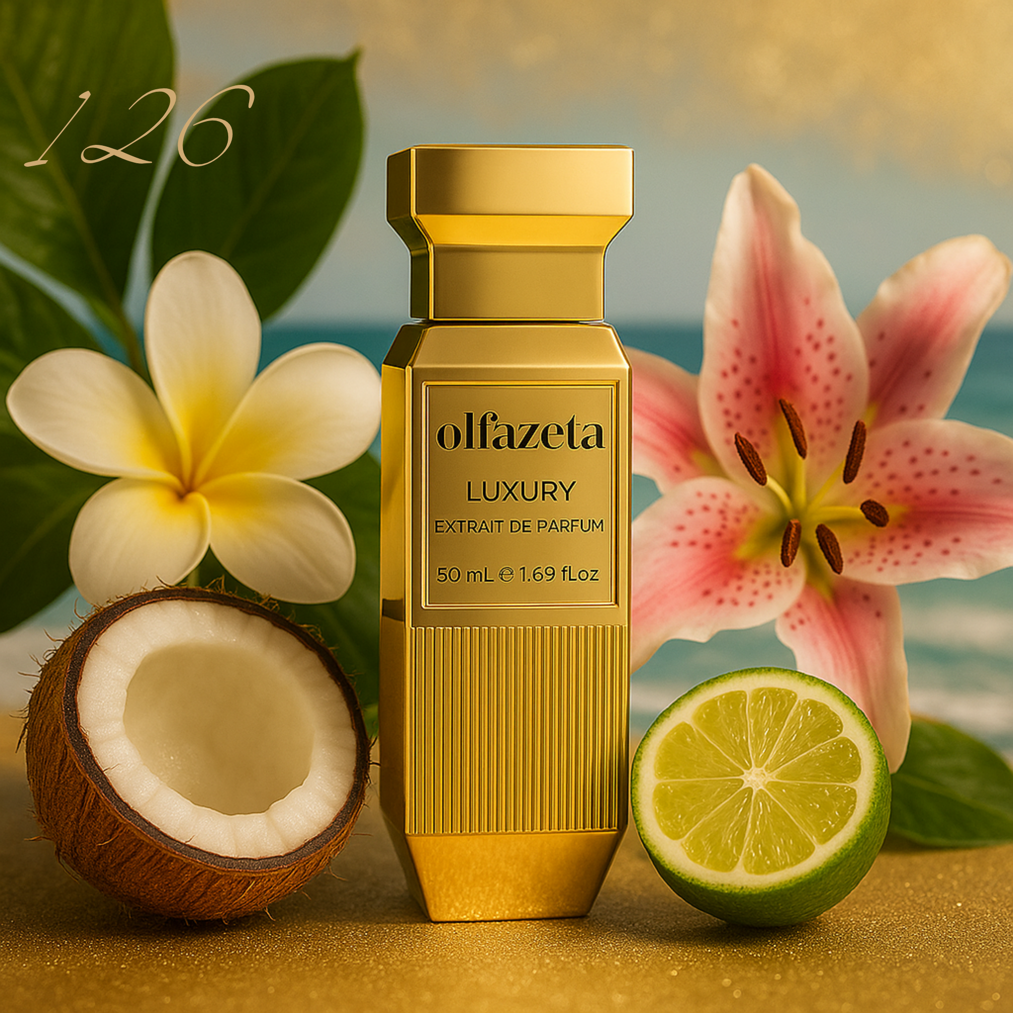 Chogan Luxury Unisexduft Nr. 126, 50 ml - Duftakzente