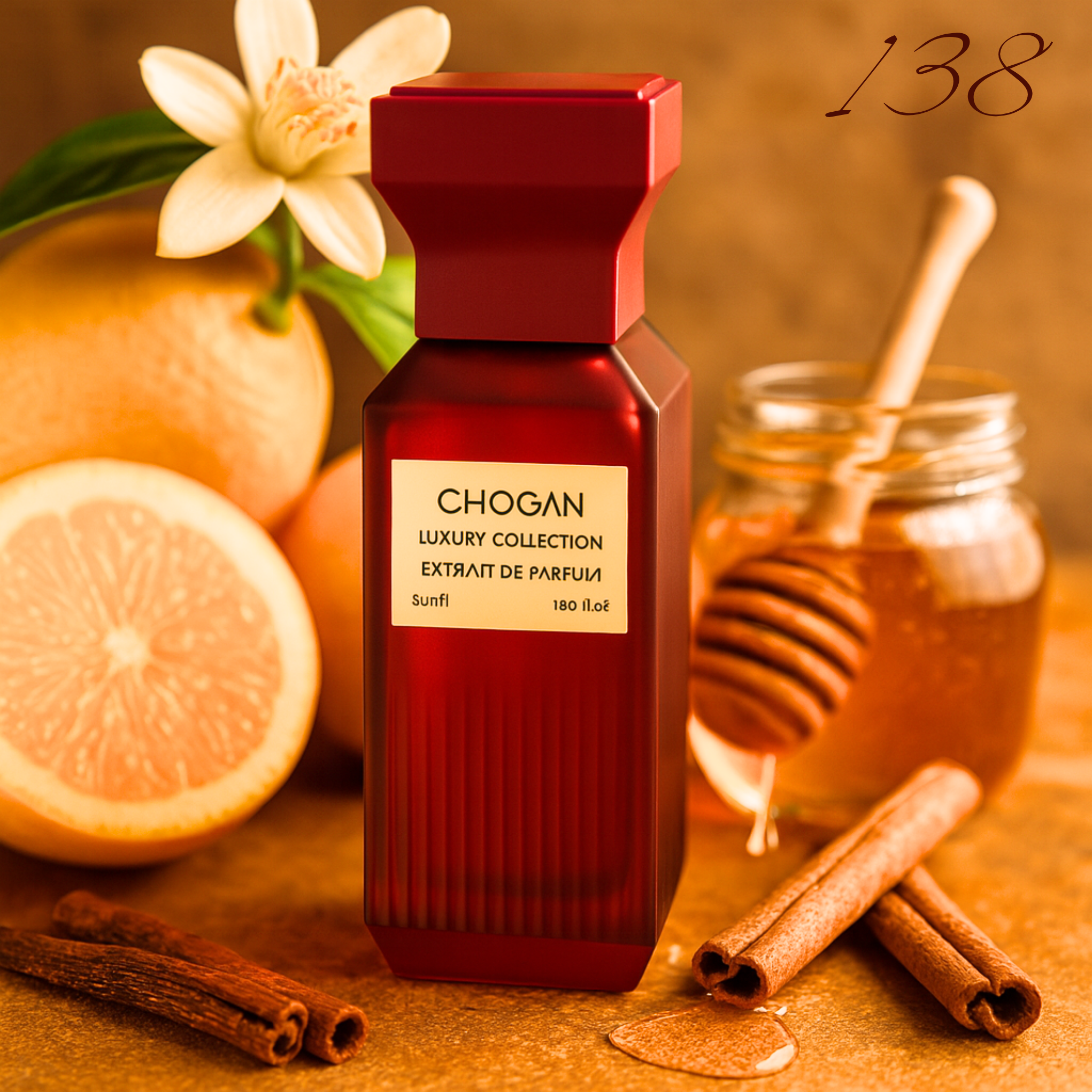 Chogan Luxury Unisexduft Nr. 138, 50 ml - Duftakzente